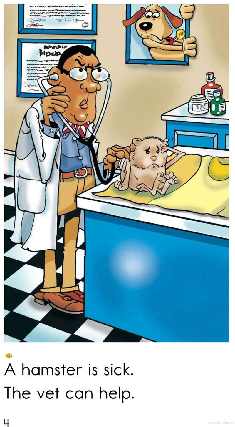 The Vet	绘本故事第4页