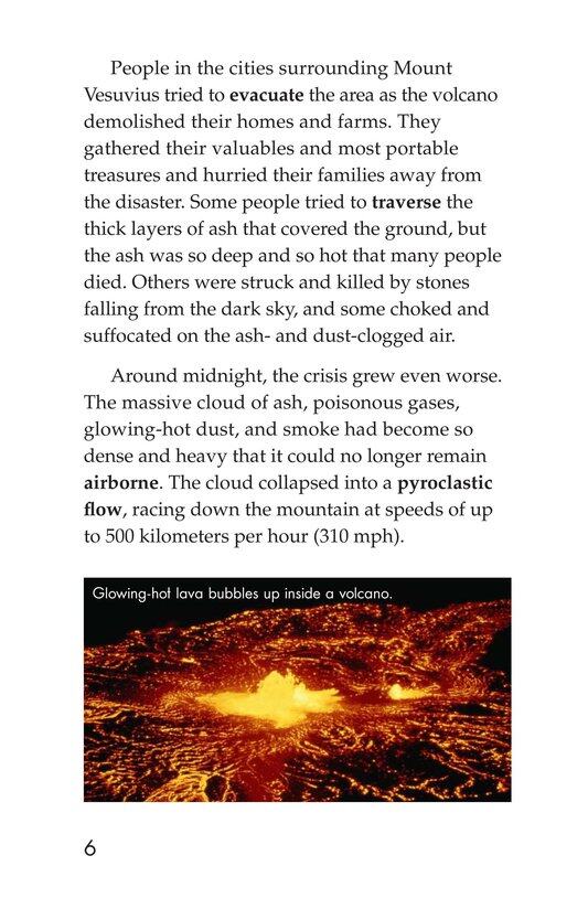 Volcanoes绘本故事第5页