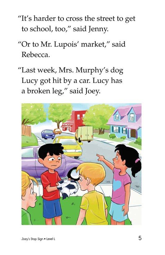 Joey's Stop Sign绘本故事第5页