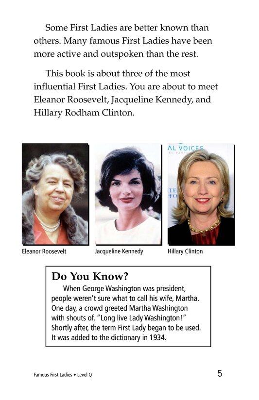 Famous First Ladies绘本故事第4页