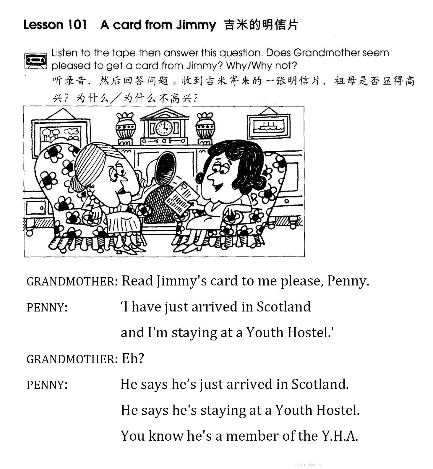 1-101 A Card From Jimmy绘本故事第2页
