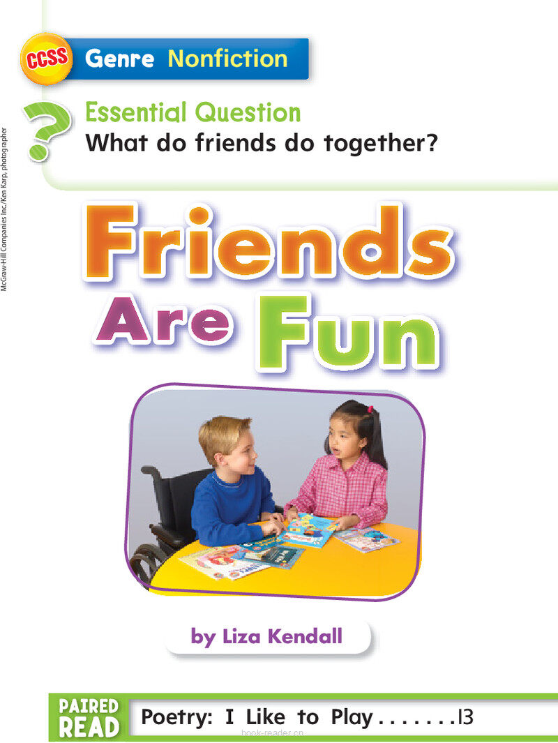 G1 ELL U1W4 Friends Are Fun绘本故事第3页