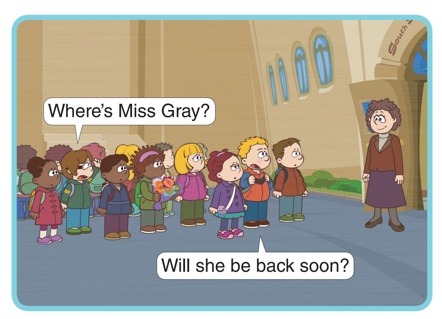 Missing Miss Gray绘本故事第4页