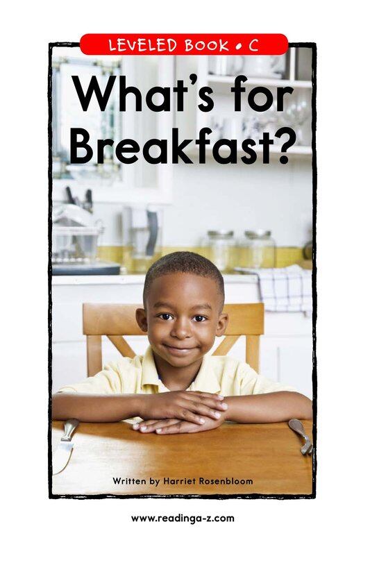 What's for Breakfast绘本故事第2页