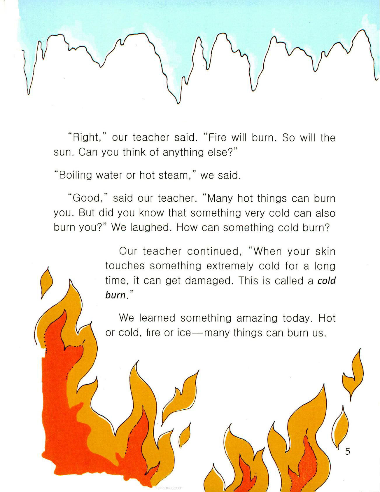 Fire and Ice绘本故事第3页