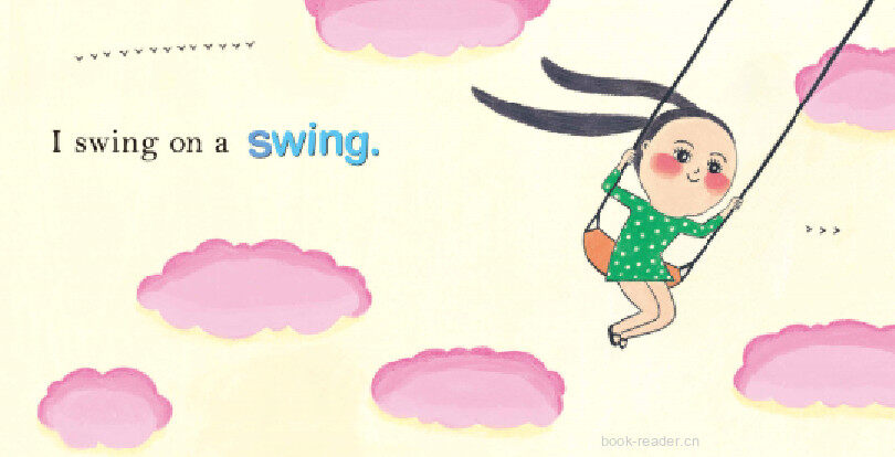 I go to the playground绘本故事第5页