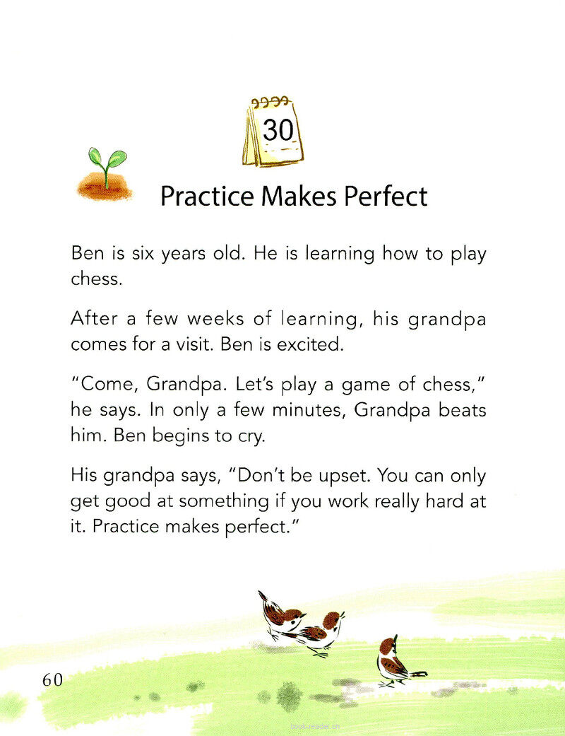 Practice Makes Perfect绘本故事第2页