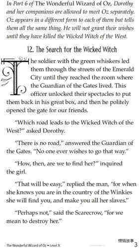 The Wonderful Wizard of Oz (Part 7)绘本故事第4页