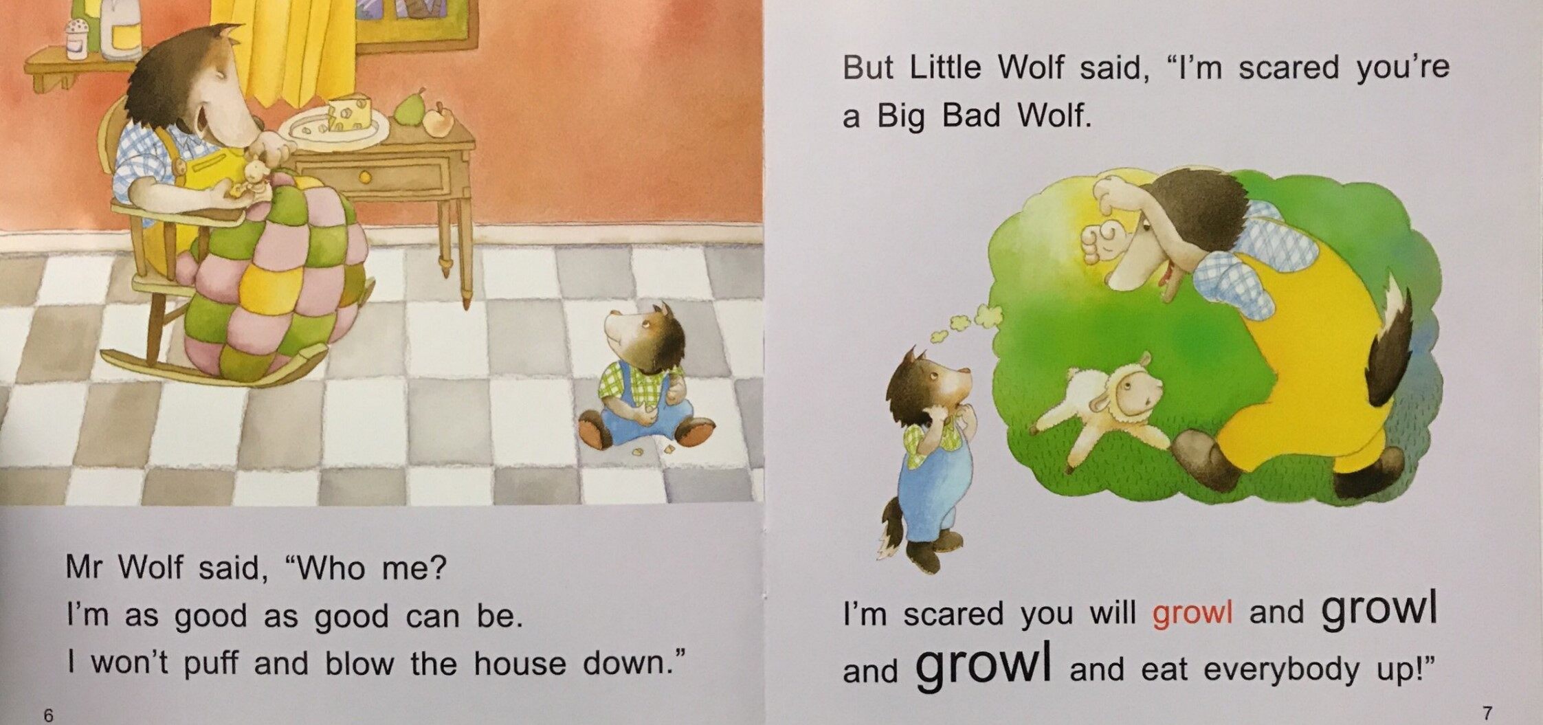 Big Bad Wolf绘本故事第5页