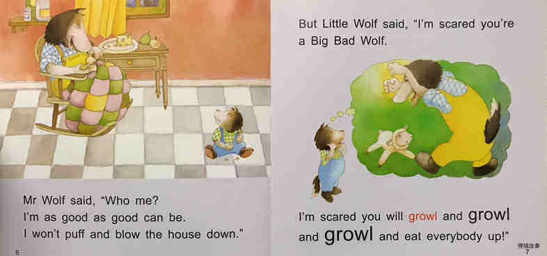 Big Bad Wolf绘本故事第5页