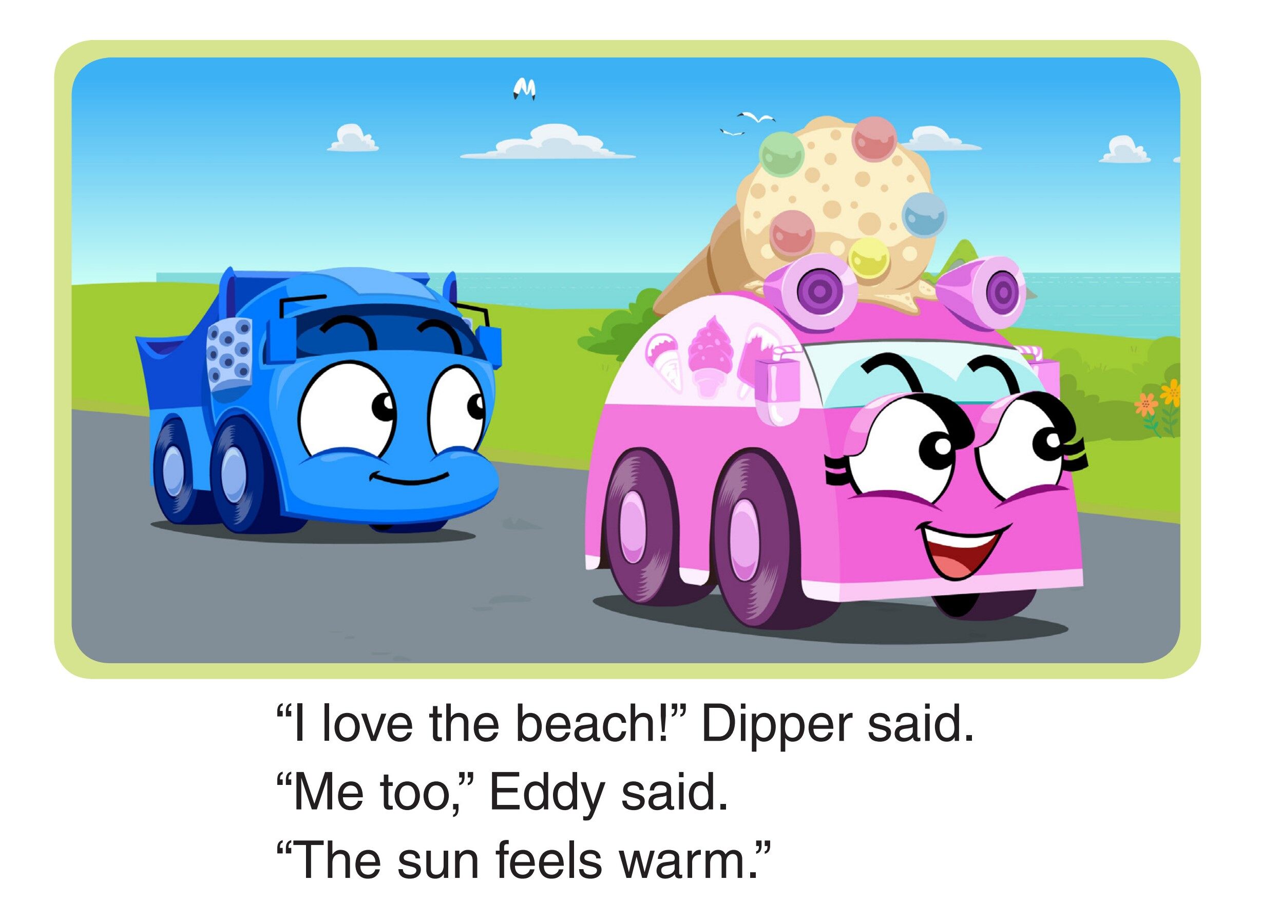 Tire Town Beach绘本故事第2页