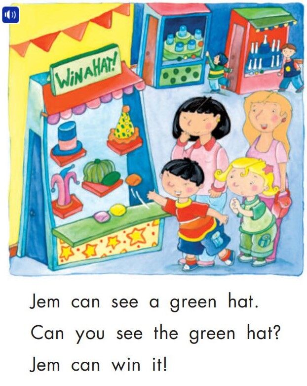 Jem and Jan Win!绘本故事第4页