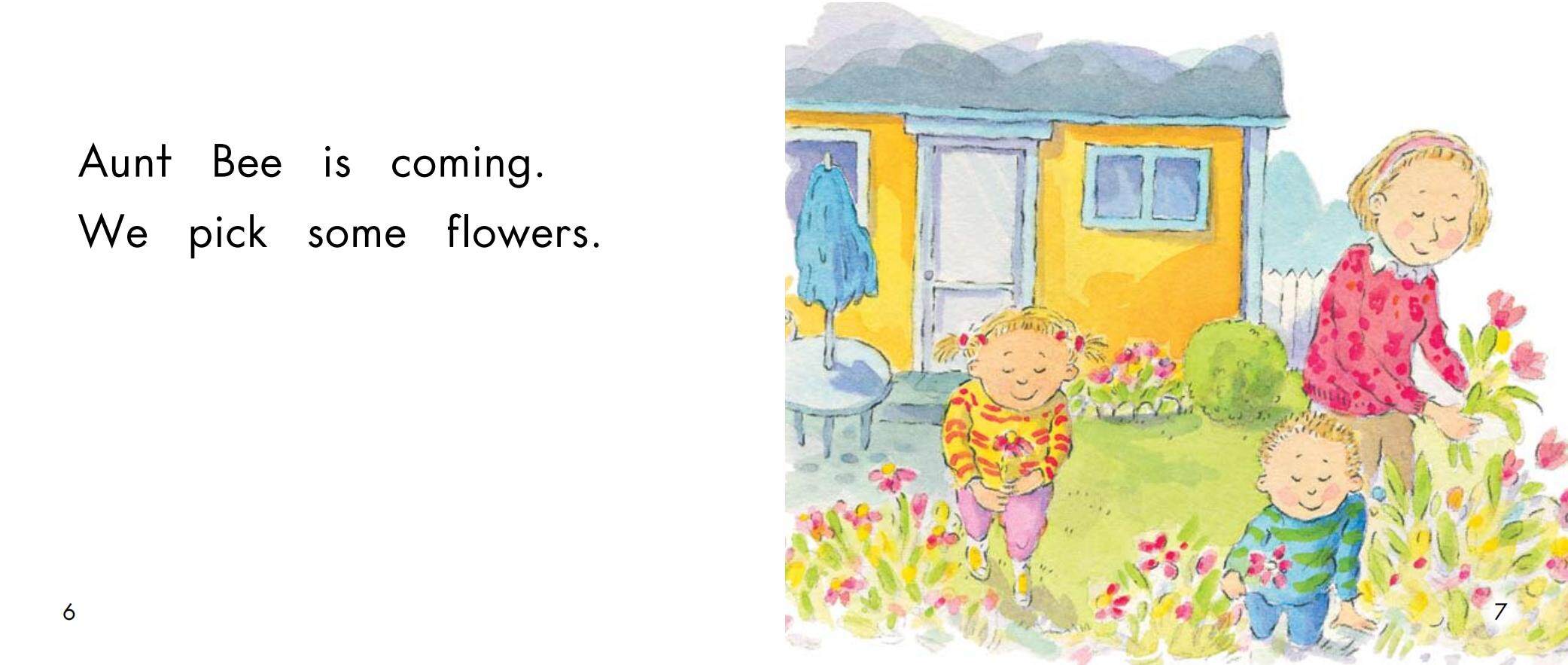 A visit from Aunt Bee绘本故事第5页