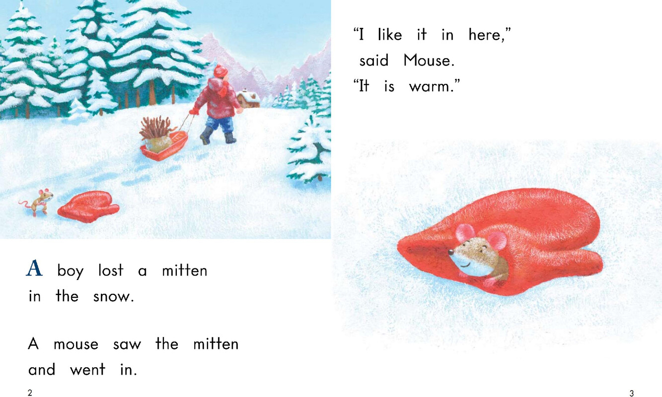 The Mitten绘本故事第3页