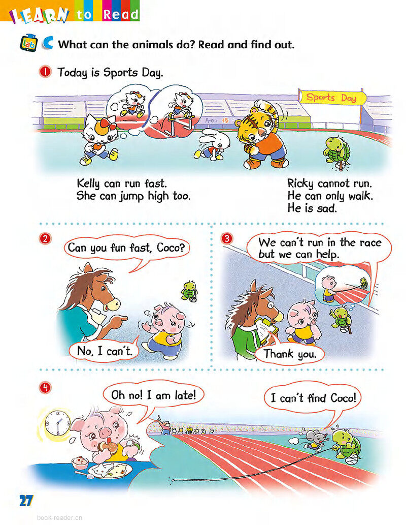 5 We can do it!绘本故事第5页