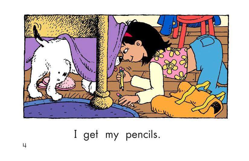 Maria Goes to School绘本故事第4页