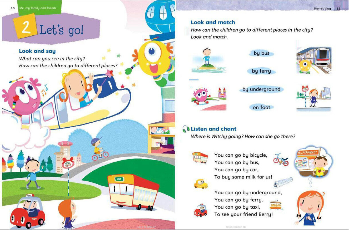 2A Unit 2 Let's go!绘本故事第2页