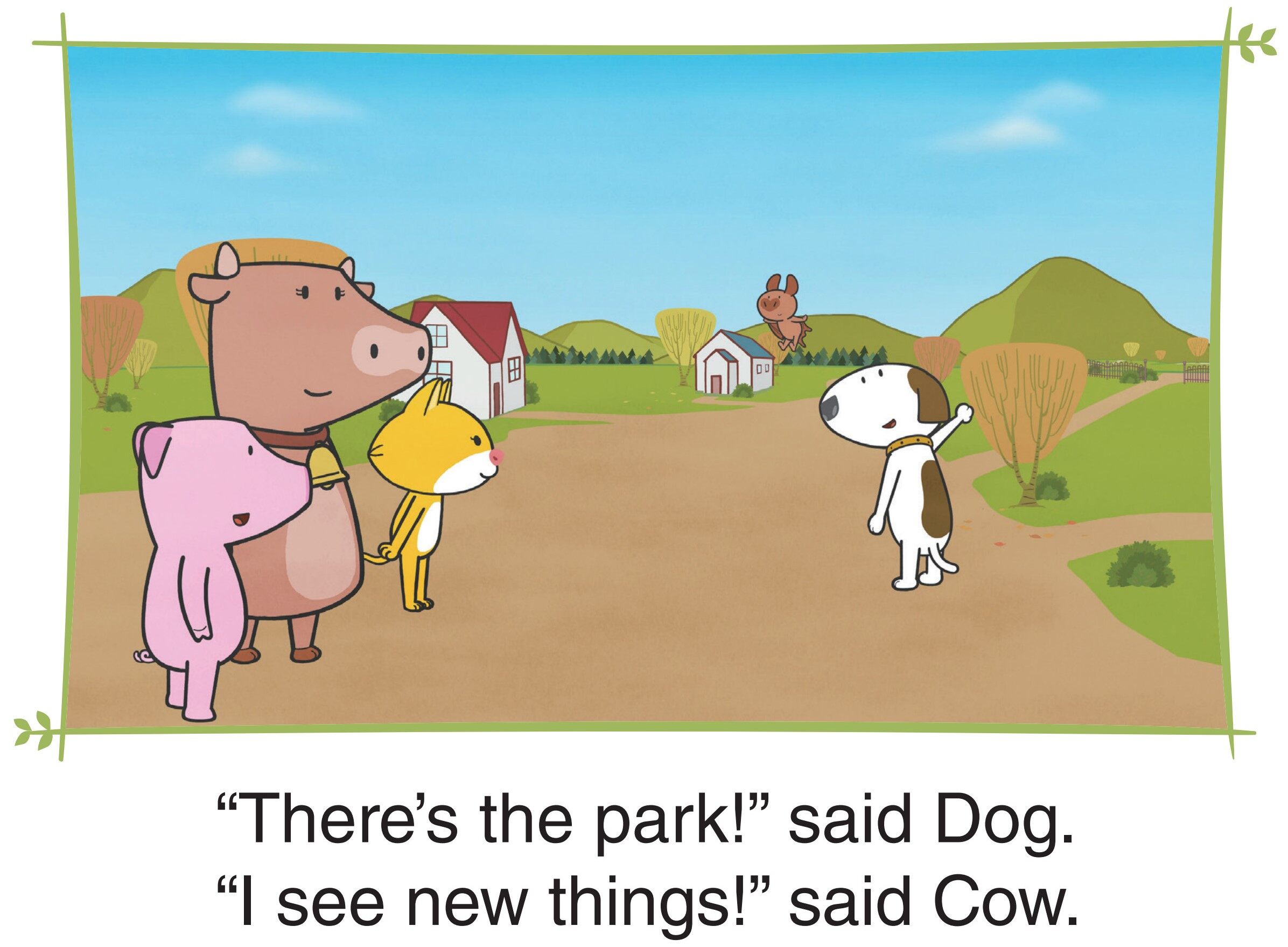 At the Park绘本故事第5页