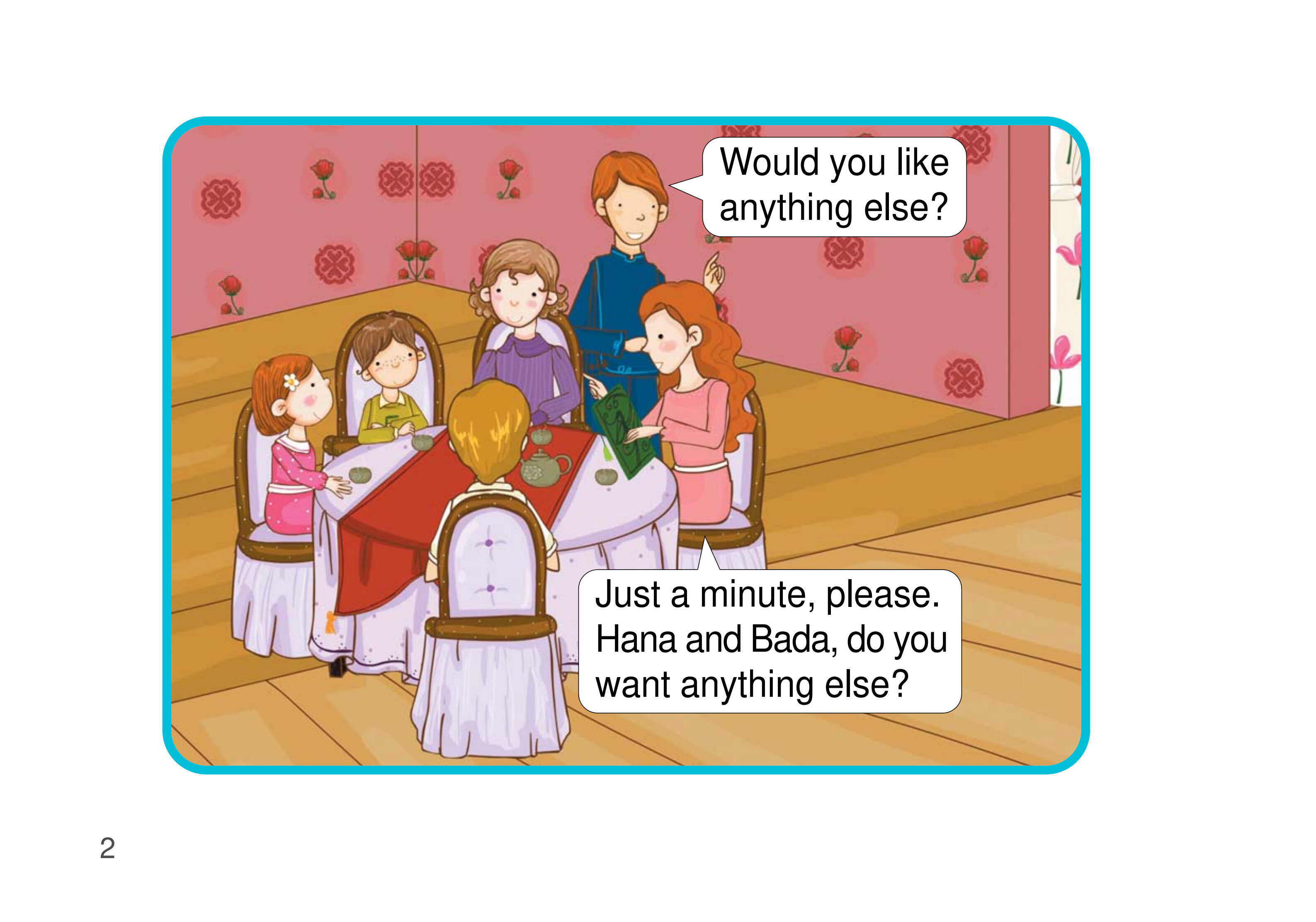 At the Reataurant绘本故事第3页