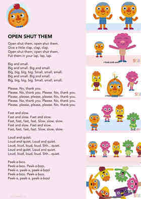 Open Shut Them绘本故事第2页