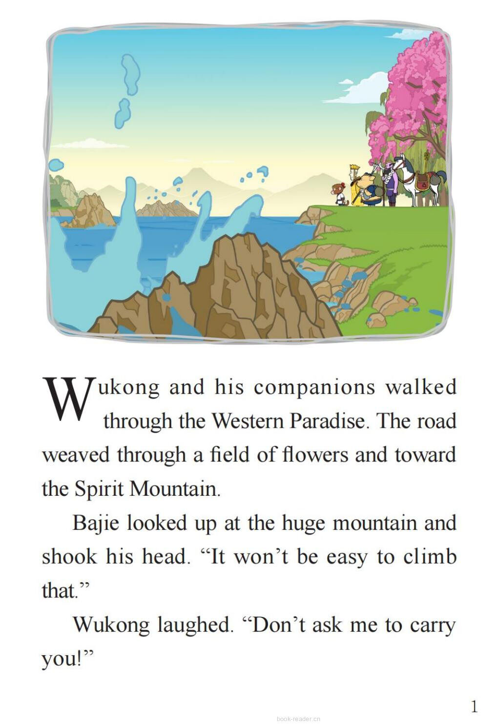 The Tang Monk and the River绘本故事第3页