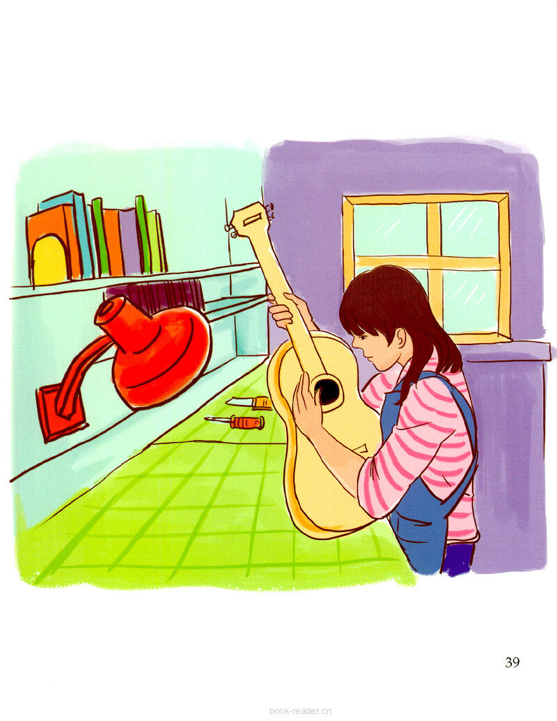 Building Guitars绘本故事第3页
