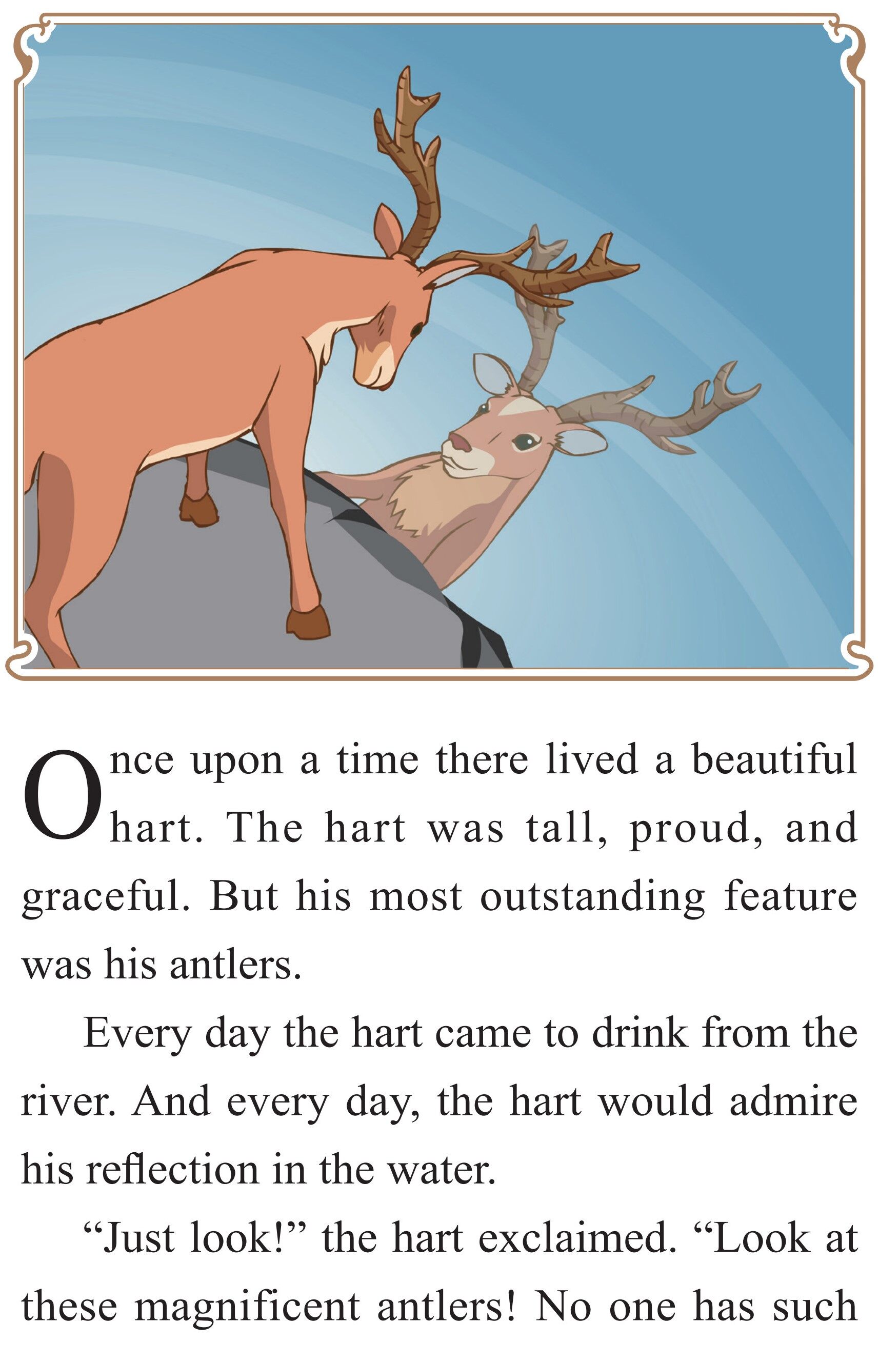 The Hart and the Hunter绘本故事第3页