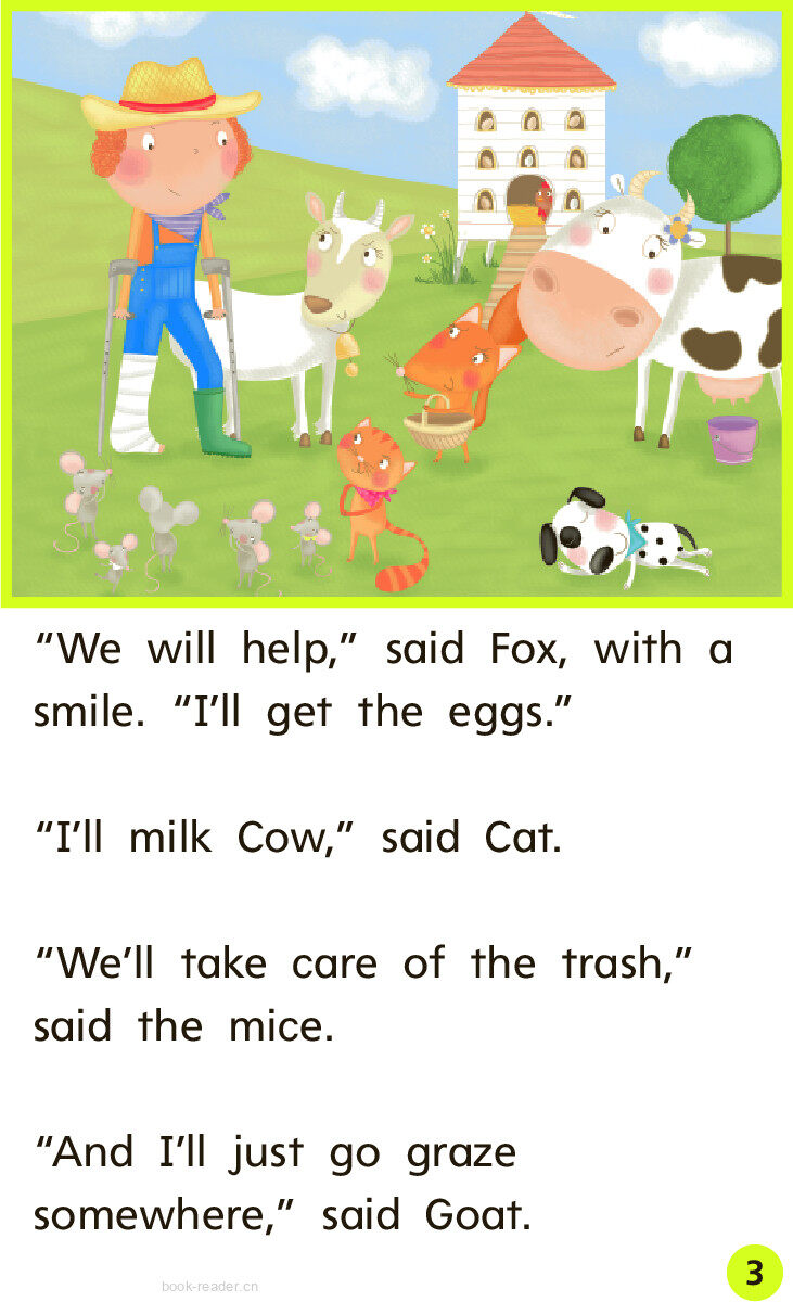 GK Beyond U09W2 Farmer White's Best Friend绘本故事第4页