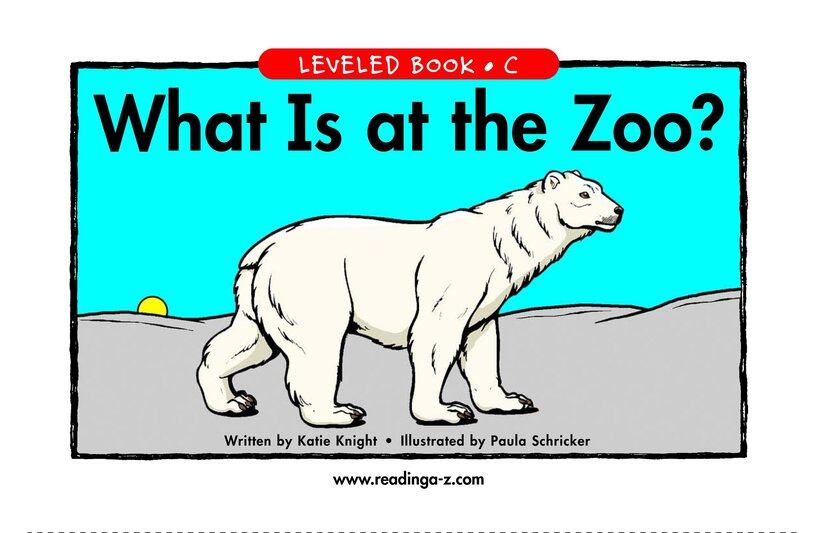 What Is at the Zoo绘本故事第2页