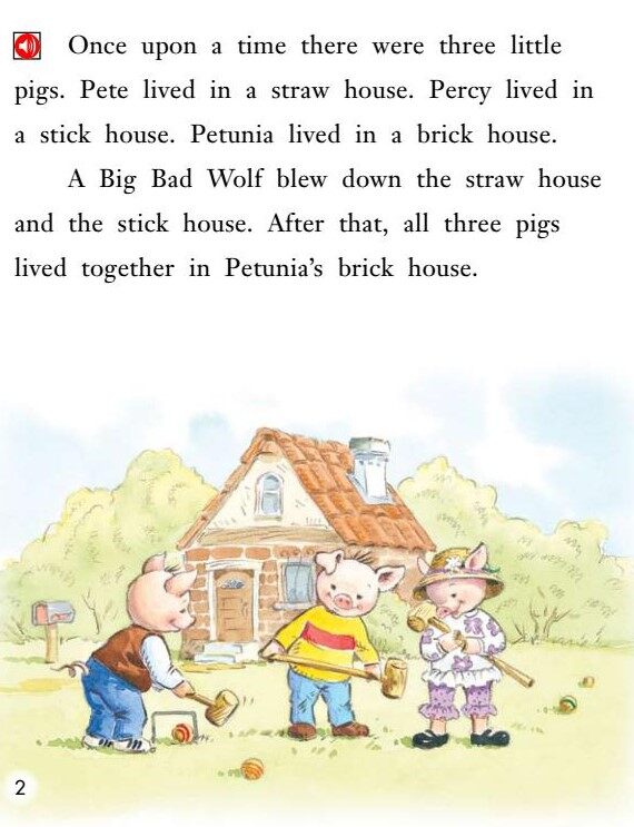 A Surprise for the Big Bad Wolf绘本故事第3页