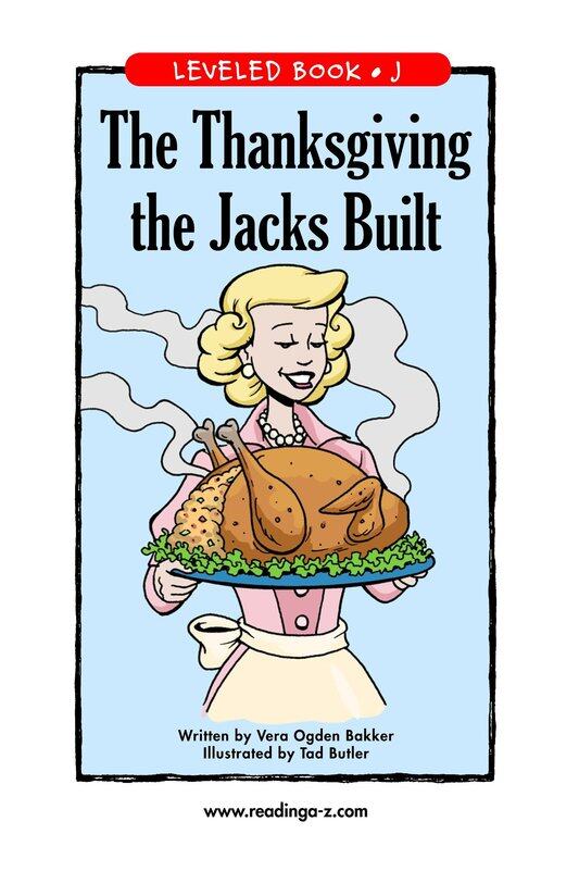 The Thanksgiving the Jacks Built绘本故事第2页