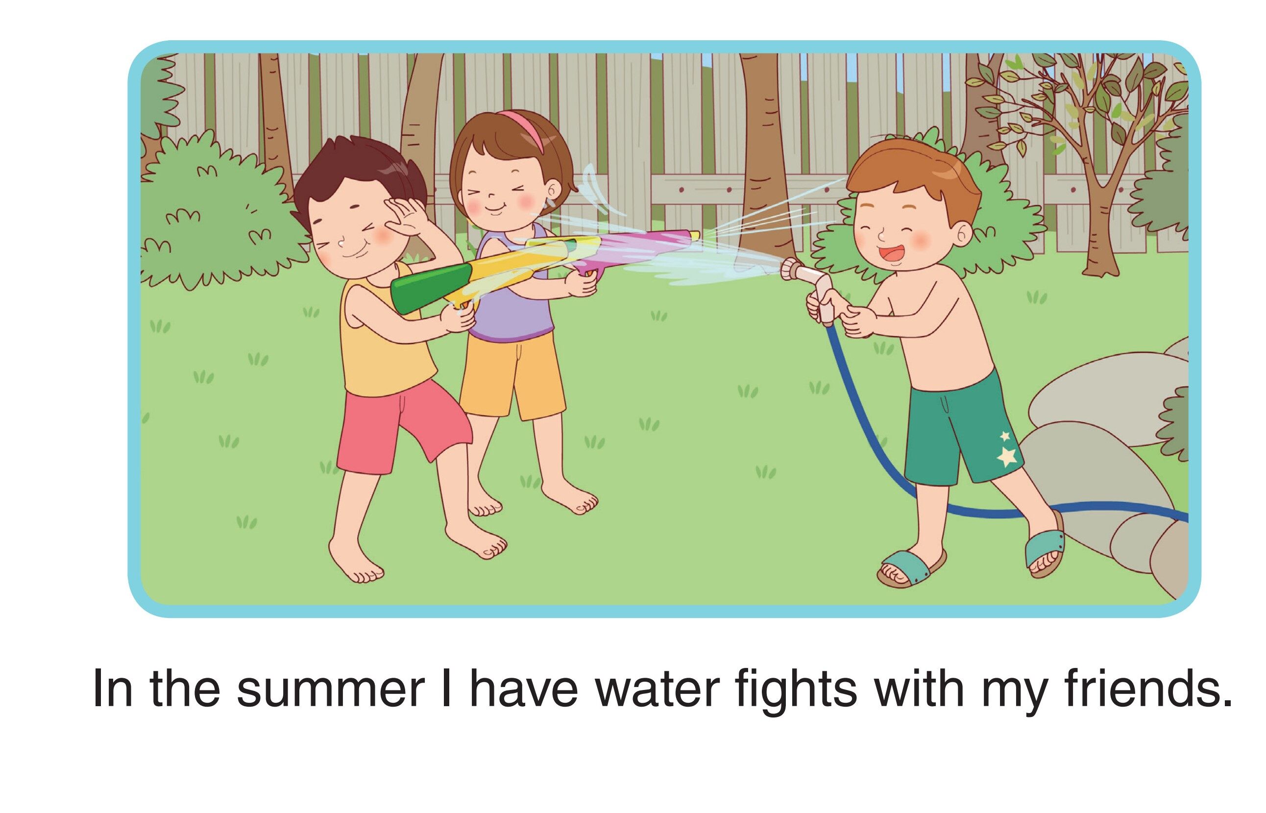 Summer and Winter Fun绘本故事第4页