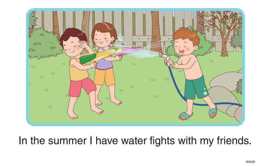 Summer and Winter Fun绘本故事第4页
