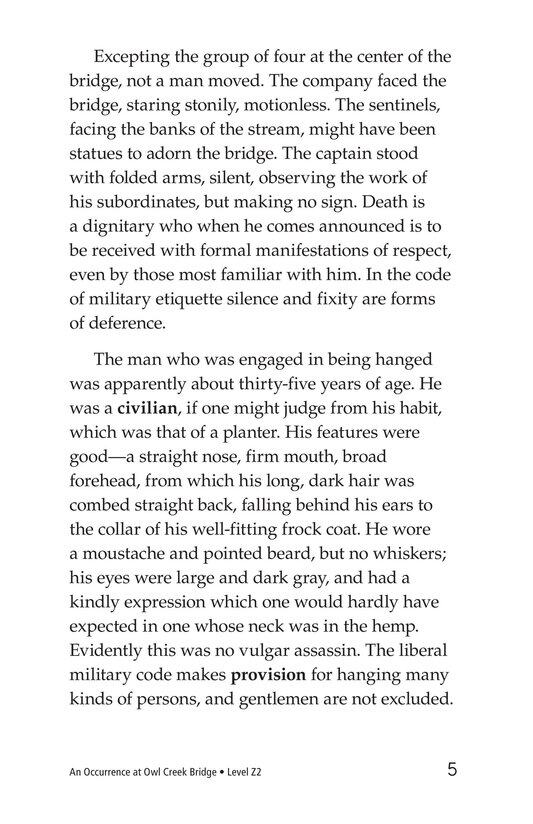 An Occurrence at Owl Creek Bridge绘本故事第5页