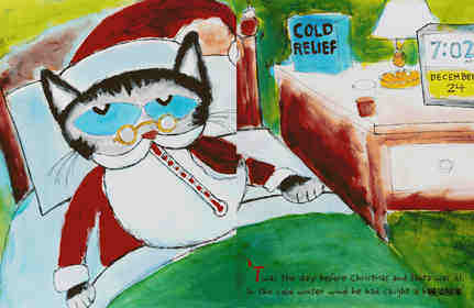 Pete the Cat Saves Christmas绘本故事第3页