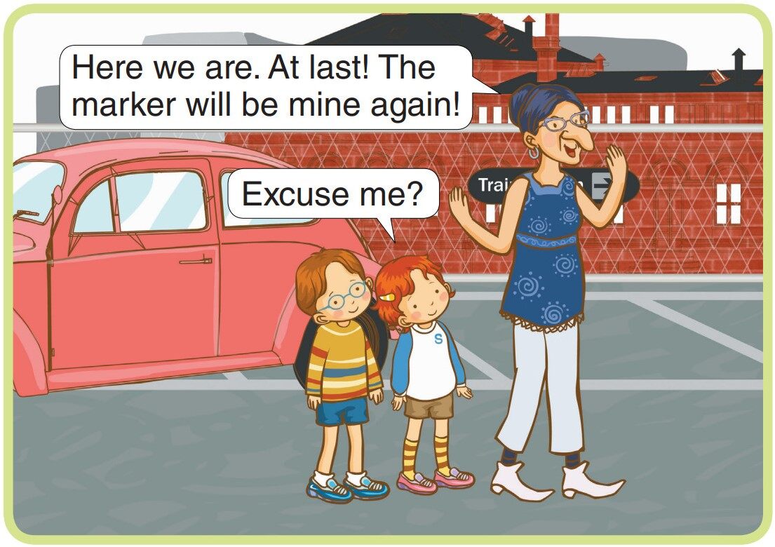 Meeting at the Train Station绘本故事第4页