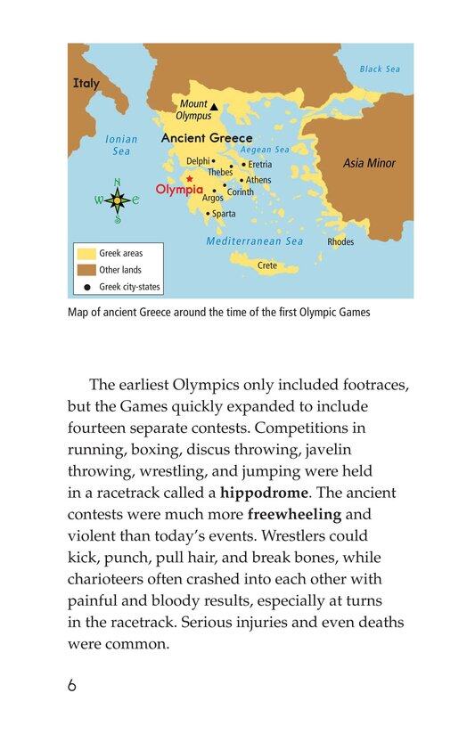 The Olympics Past and Present绘本故事第5页