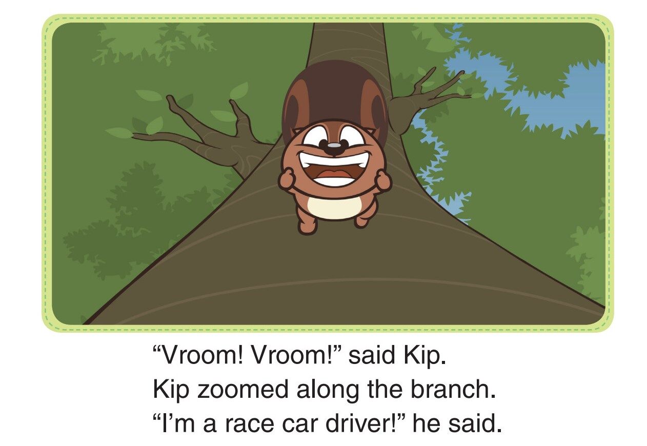 Kip, the Race Car Driver绘本故事第3页