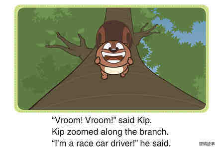 Kip, the Race Car Driver绘本故事第3页