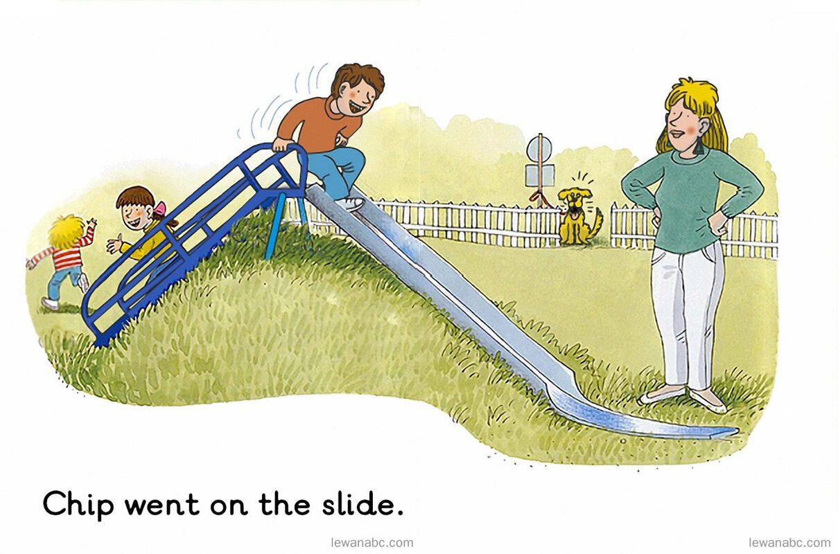 At the Park绘本故事第4页