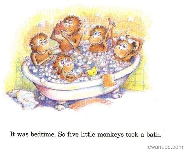 (2周)Five Little Monkeys Jumping on the Bed绘本故事第3页