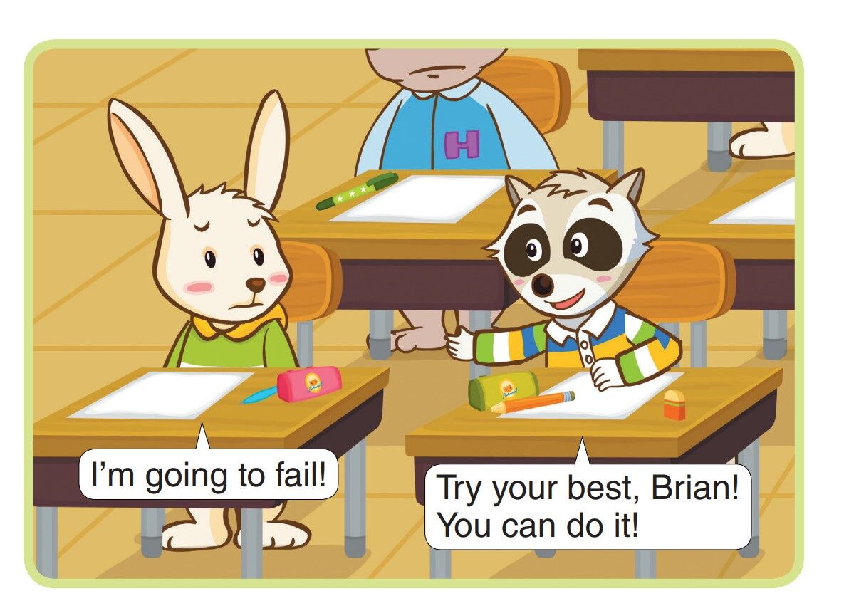 The Spelling Test绘本故事第5页