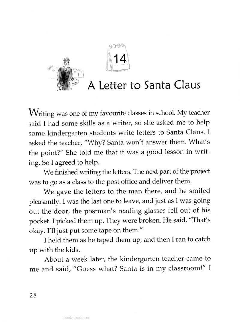 A Letter to Santa Claus绘本故事第2页