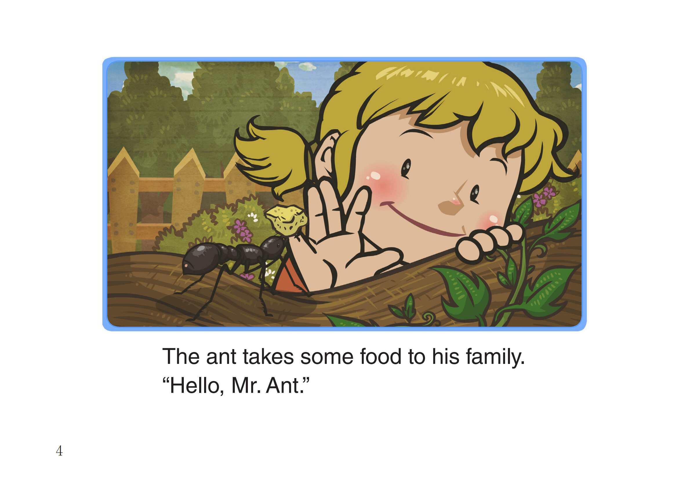 Visitors in My Garden绘本故事第5页