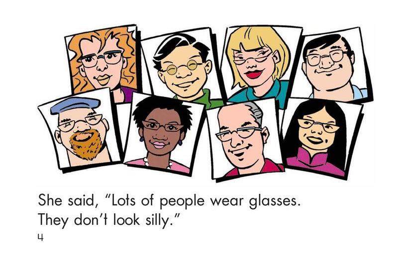 Josh Gets Glasses绘本故事第4页