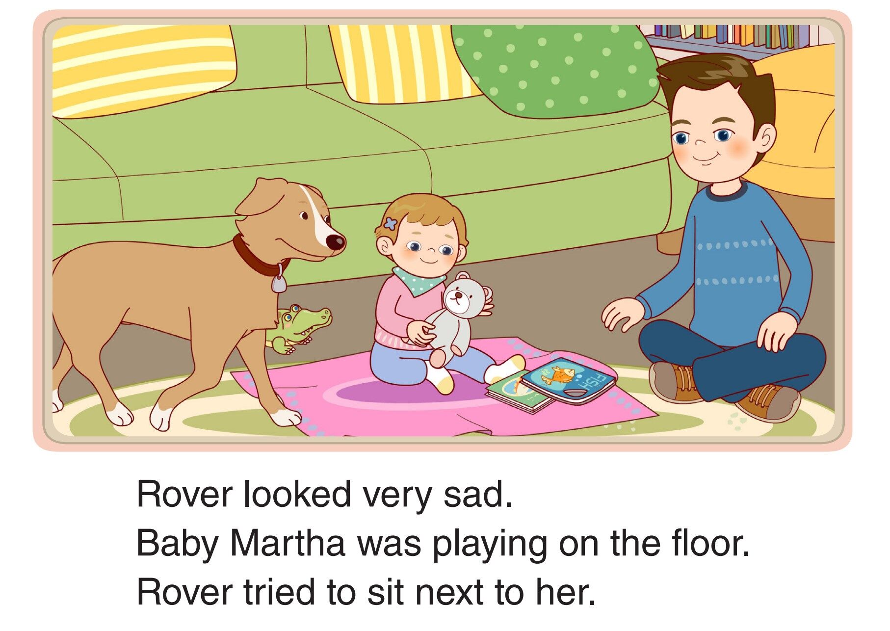 Babysitting with Rover绘本故事第3页