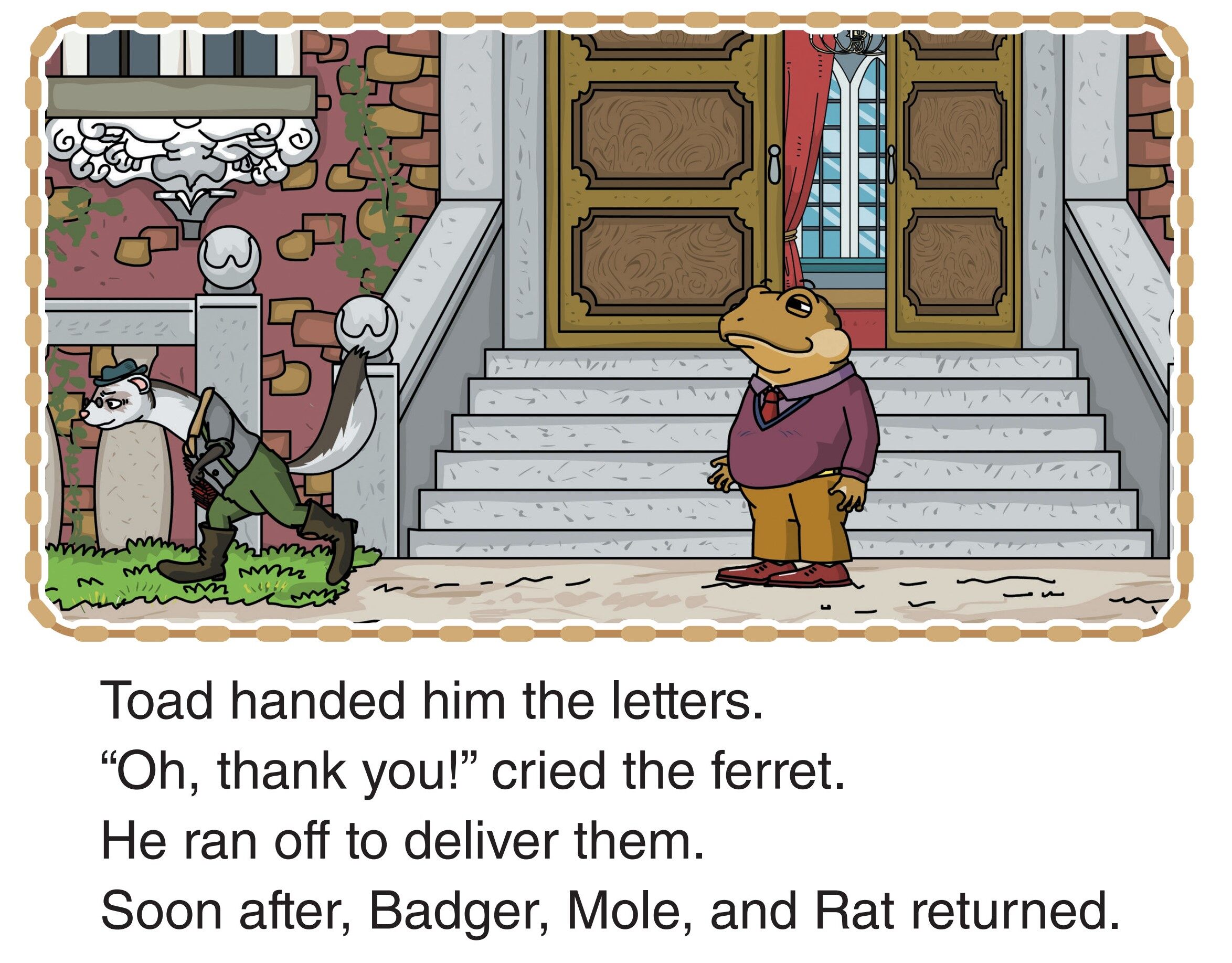 Toad’s Party Plans绘本故事第5页