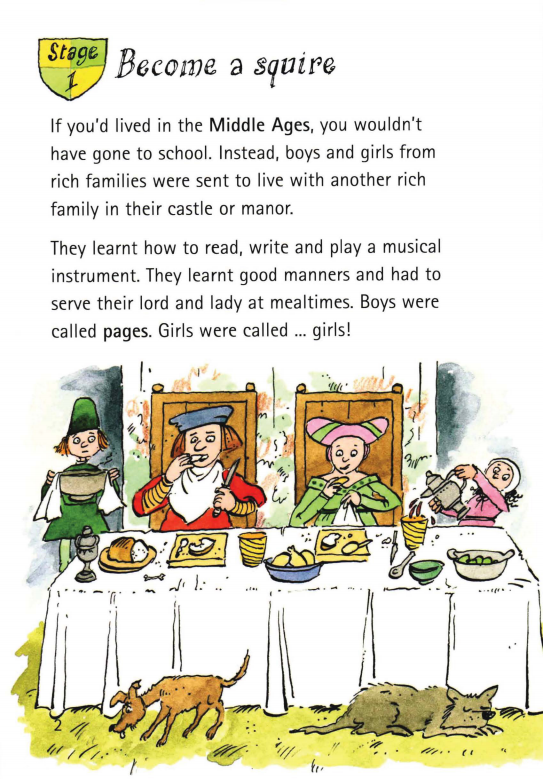 How to be Knight in 10 easy stages绘本故事第3页