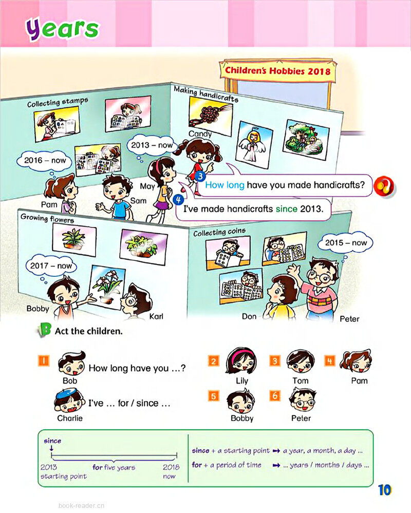 2 My hobbies over the years绘本故事第4页