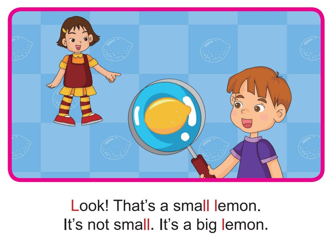 'L' words -  Look! That's a Small Leaf!绘本故事第4页